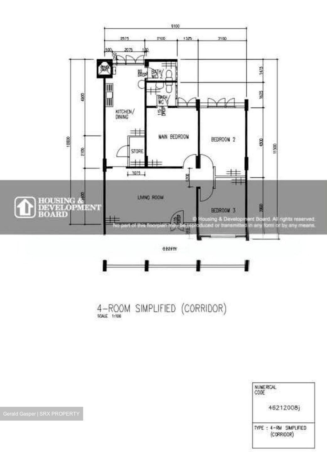 Blk 845 Woodlands Street 82 (Woodlands), HDB 4 Rooms #616580421